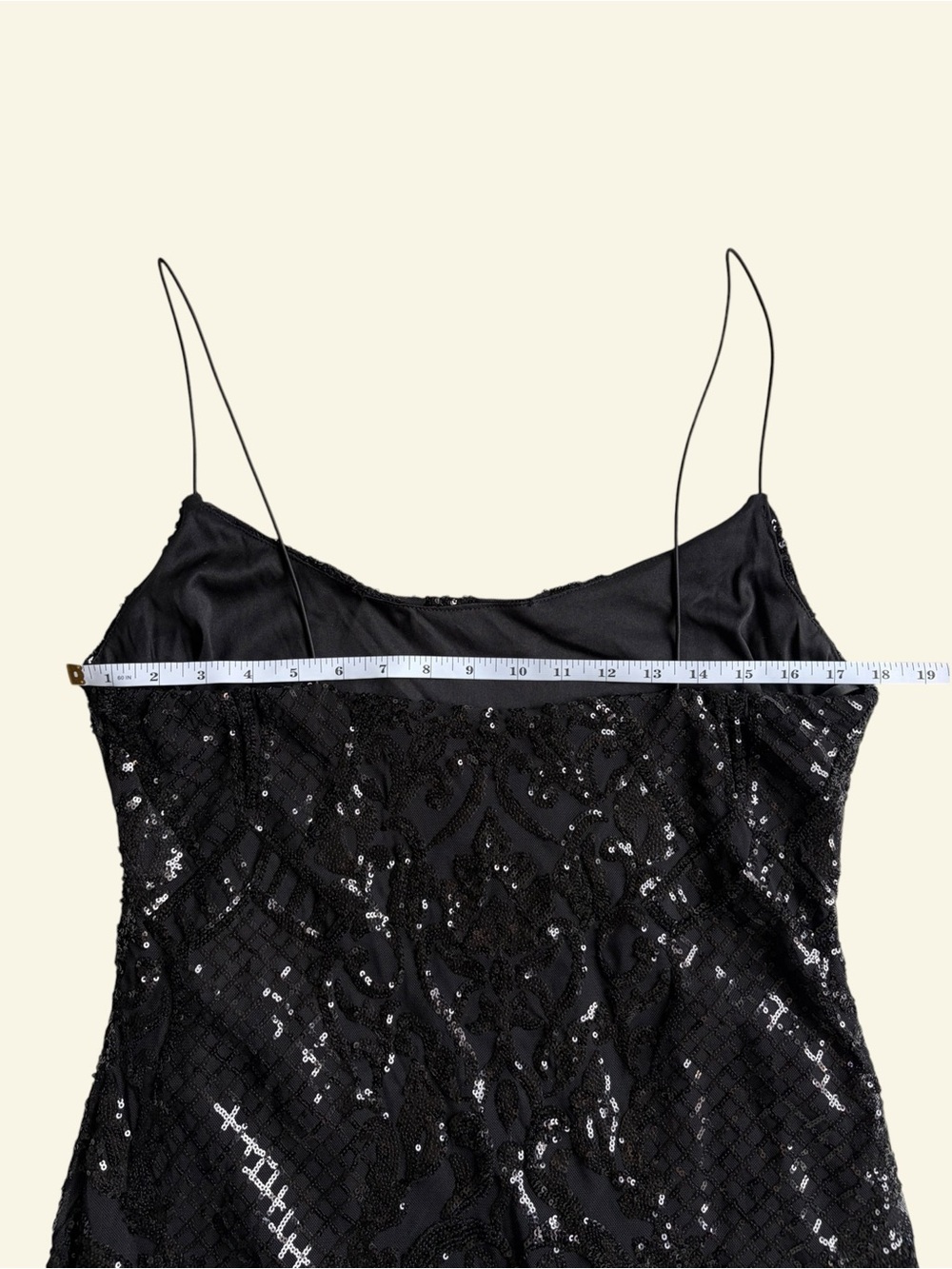 NWT B Smart Black Sequin Mini Dress Feather Trim Cocktail Party Size XL 962Y962E - Picture 11 of 12